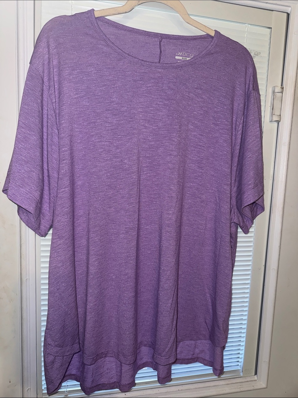 bcg comfort  Fit Purple woman’s workout tee